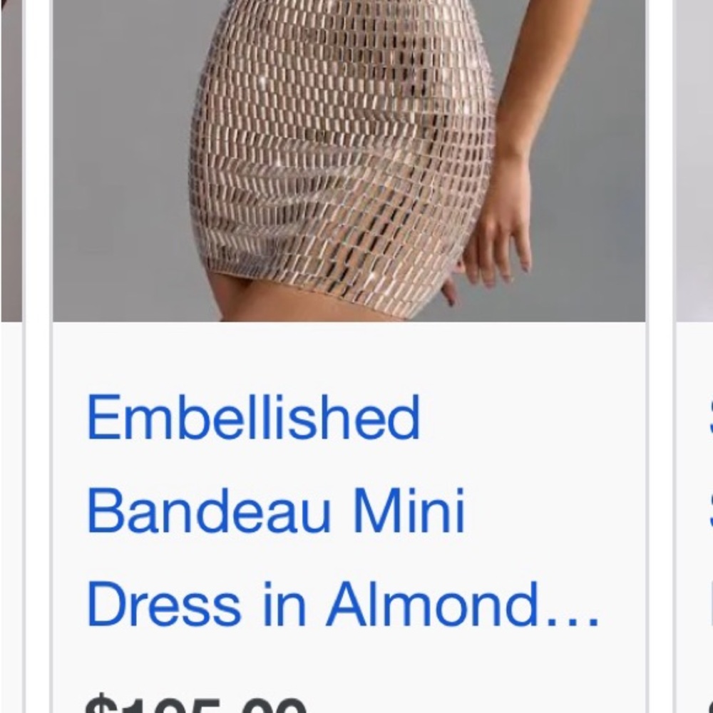 Oh Polly Strapless dress brand new never worn